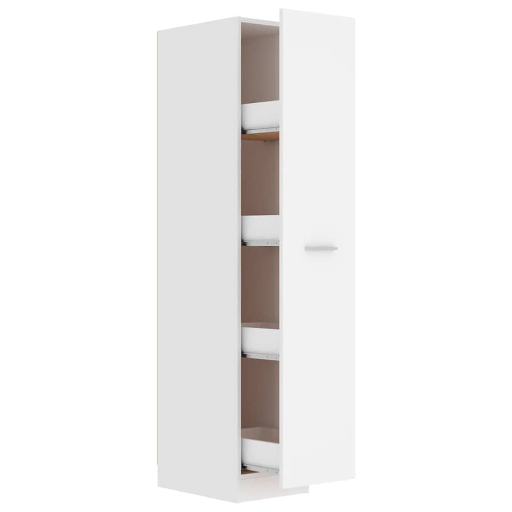 Vidaxl Apothecary Cabinet White 30x42.5x150 Cm Engineered Wood