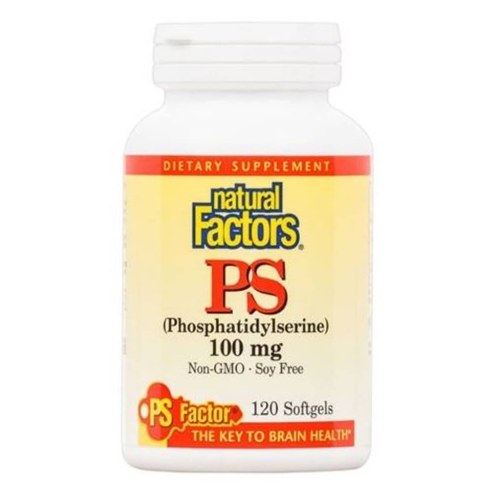 Natural Factors PS Phosphatidylserine 100 mg 120 Softgels