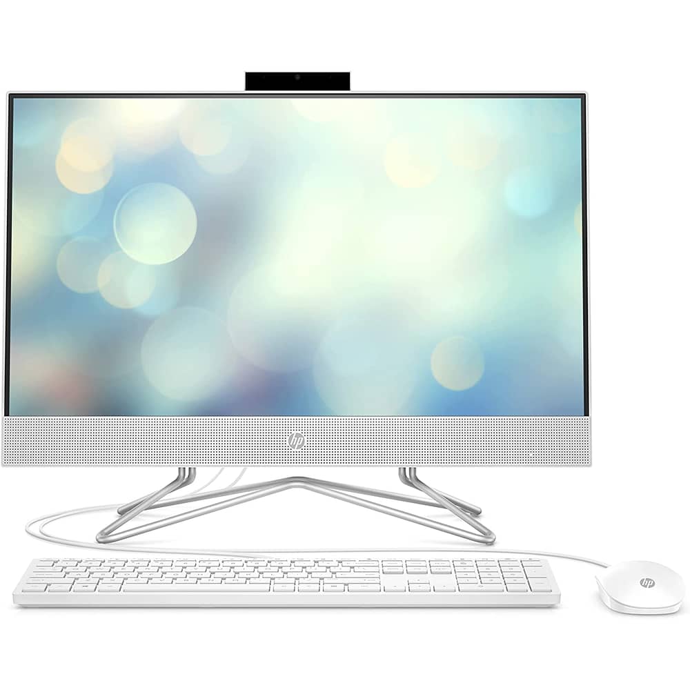 HP 24-df1370 All-in-One Desktop 11th Gen Core i5-1135G7 2.40GHz 8GB 512GB SSD Intel Iris Xe Graphics Windows 11 Home 24inch Snow white