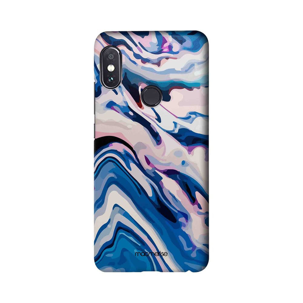 Liquid Funk Pinkblue - Sleek Case for Xiaomi Redmi Note 5 Pro