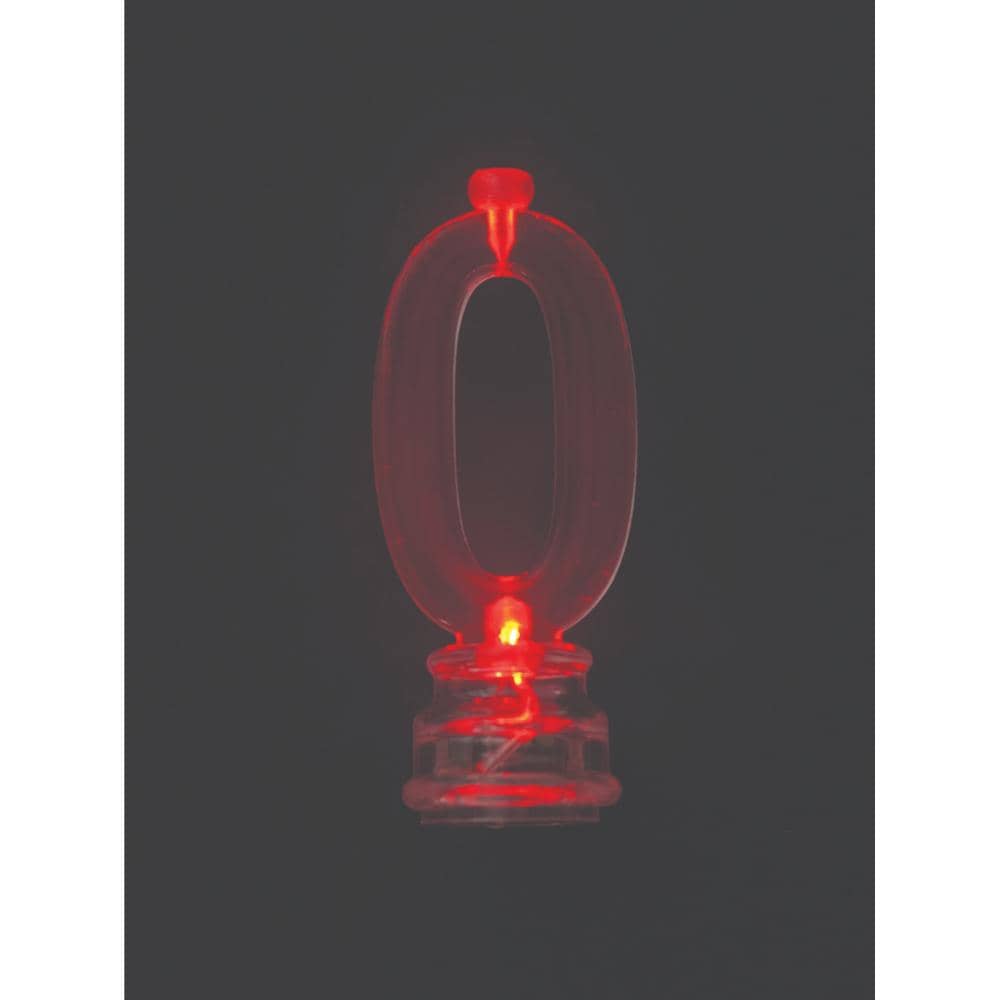 Unique- Flashing Candle Holders # 0 With 4 Bday Candles Unique- Flashing Candle Holders # 0 With 4 Bday Candles