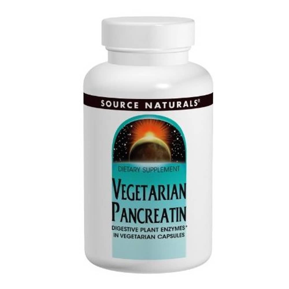 Source Naturals Vegetarian Pancreatin 60Caps