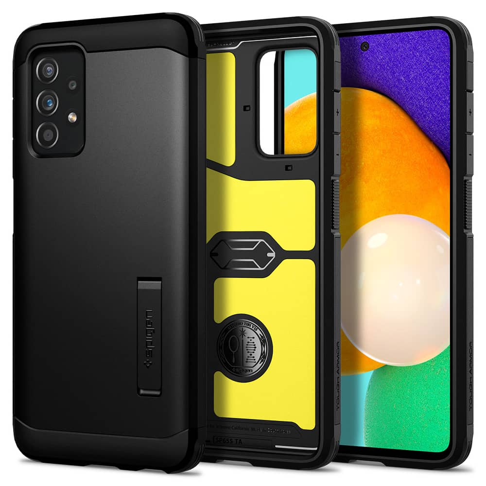 Spigen Tough Armor designed for Samsung Galaxy A52s / Galaxy A52 5G / Galaxy A52 case cover with Extreme Impact Foam - Black Spigen Tough Armor designed for Samsung Galaxy A52s / Galaxy A52 5G / Galaxy A52 case cover with Extreme Impact Foam - Black
