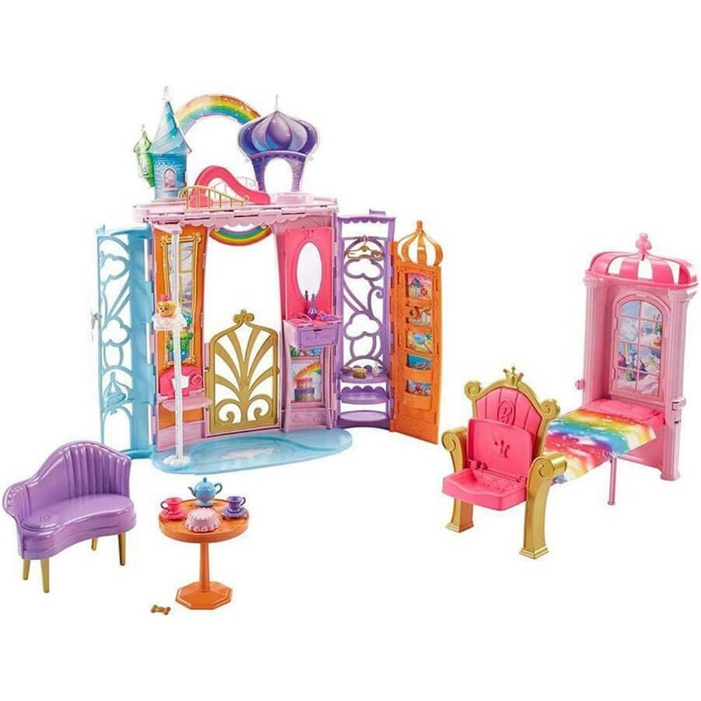 Mattel Barbie Dreamtopia Rainbow Cove Castle Portable Plays Toy Mattel Barbie Dreamtopia Rainbow Cove Castle Portable Plays Toy
