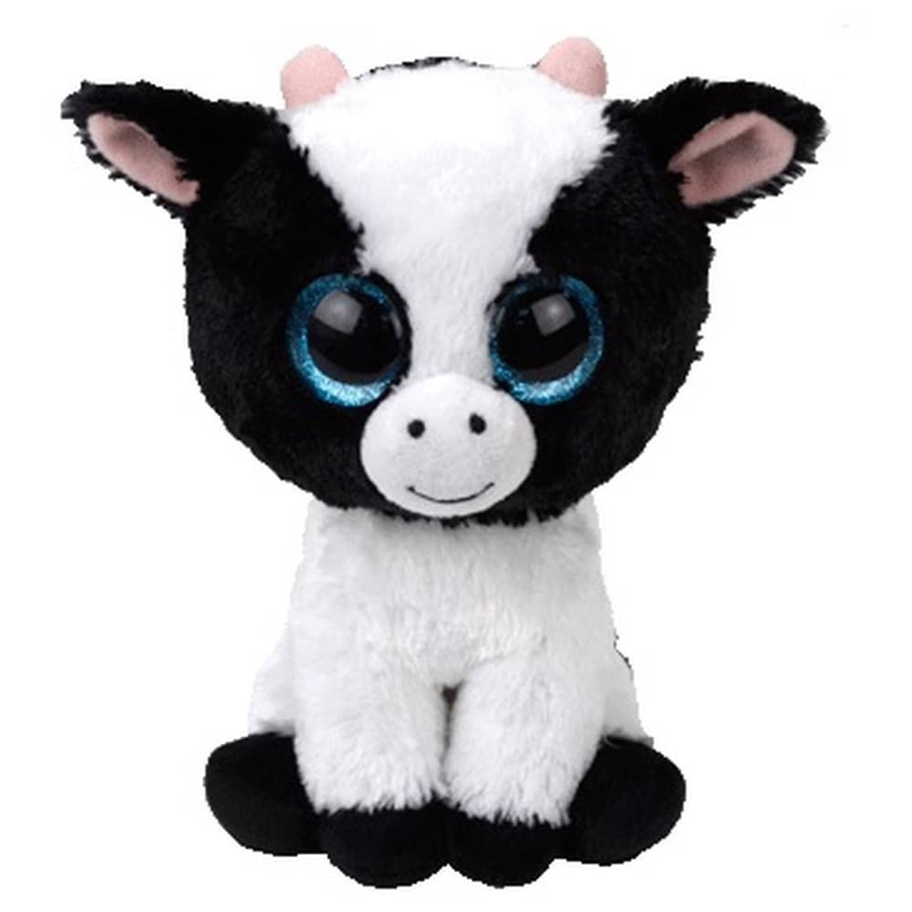 TY Beanie Boos Cow Butter Black/White Regular 6.5in TY Beanie Boos Cow Butter Black/White Regular 6.5in