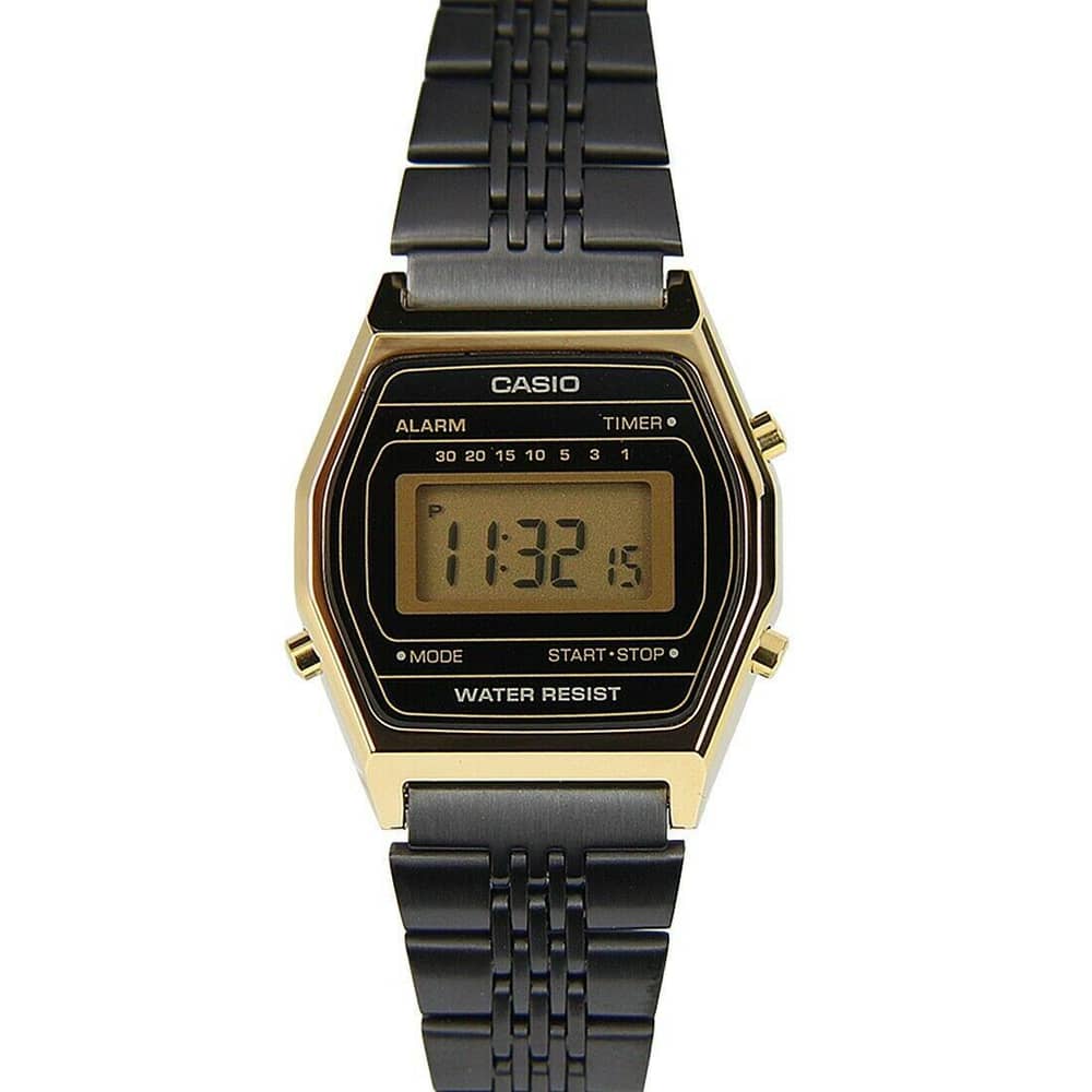 CASIO Women's Digital Gold Dial Watch - LA-690WGB-1D CASIO Women's Digital Gold Dial Watch - LA-690WGB-1D