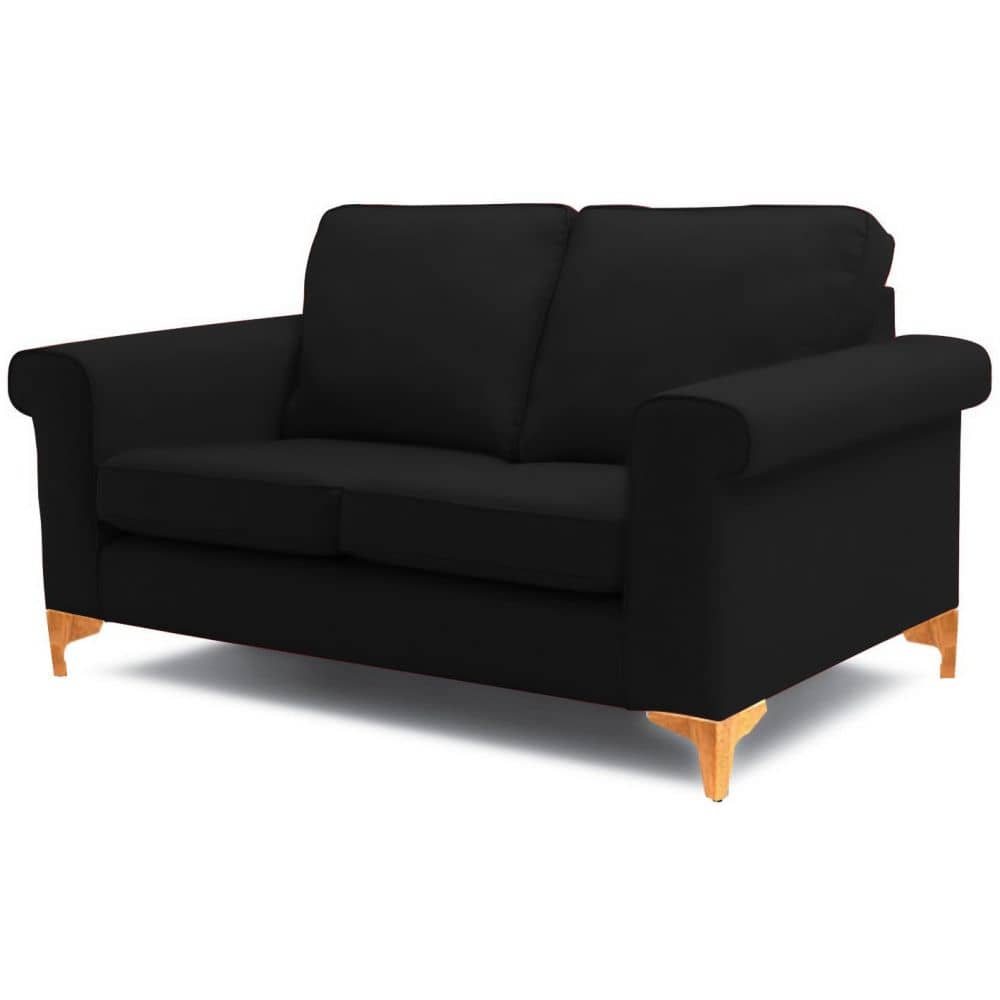 Galaxy Design Aries 2 Seater Sofa Black Galaxy Design Aries 2 Seater Sofa Black