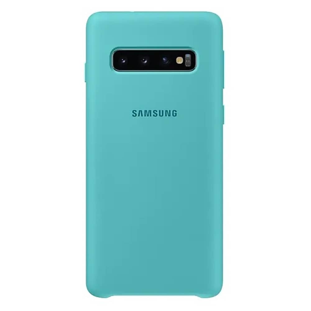 Samsung Silicon Cover Green For Samsung Galaxy S10 Plus