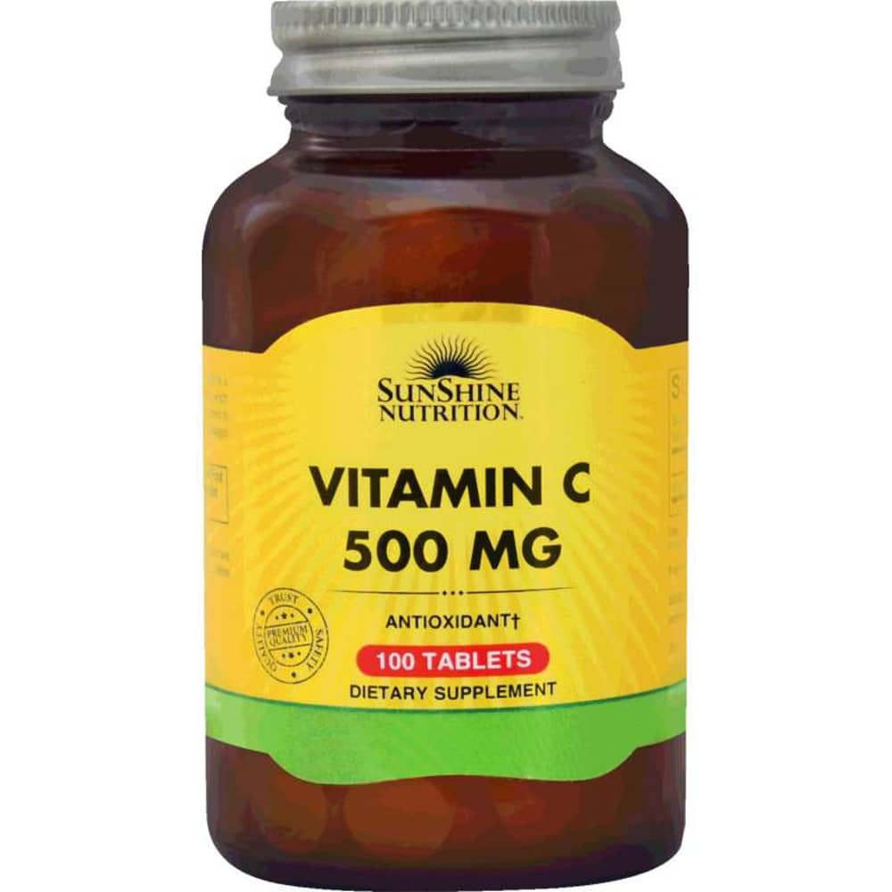 Sunshine Nutrition Vitamin C 500mg 100 Tablets