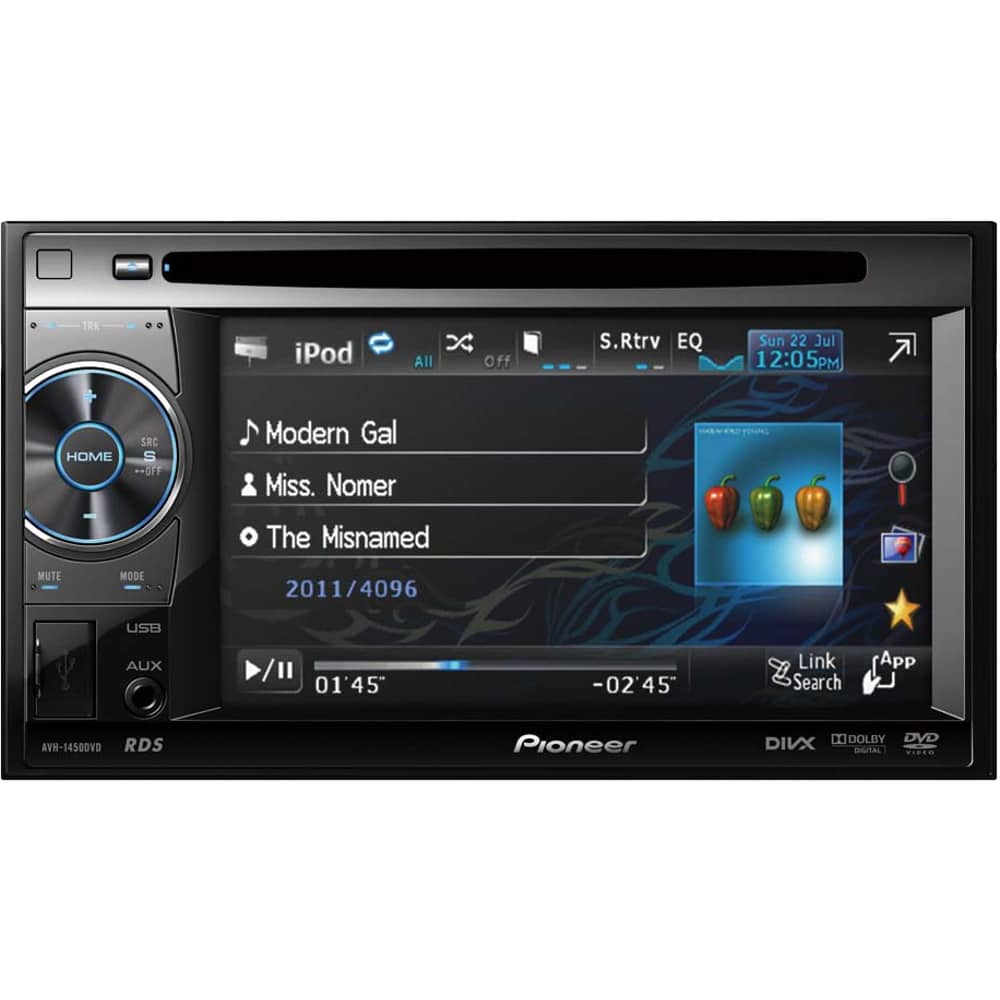 Pioneer AVH-1450DVD In Dash Car Video