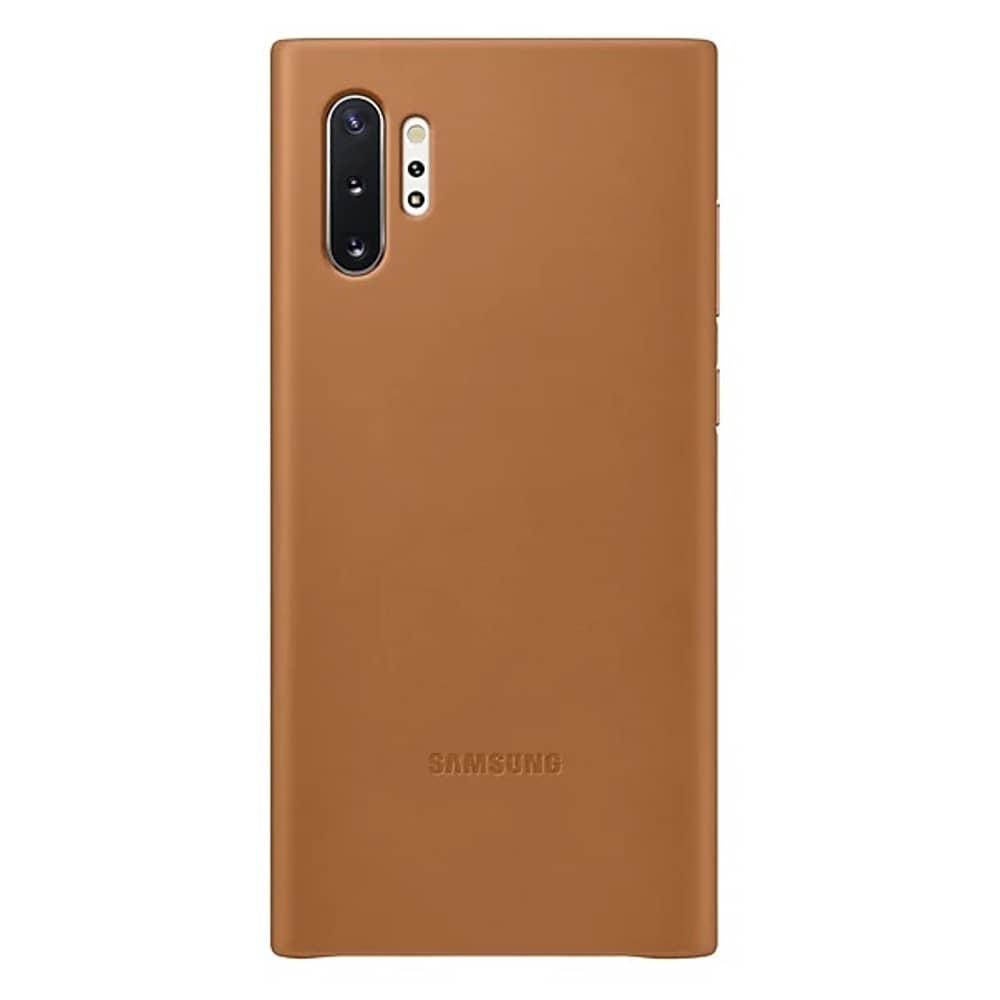 Samsung Note 10 Plus Leather Cover - Brown Samsung Note 10 Plus Leather Cover - Brown
