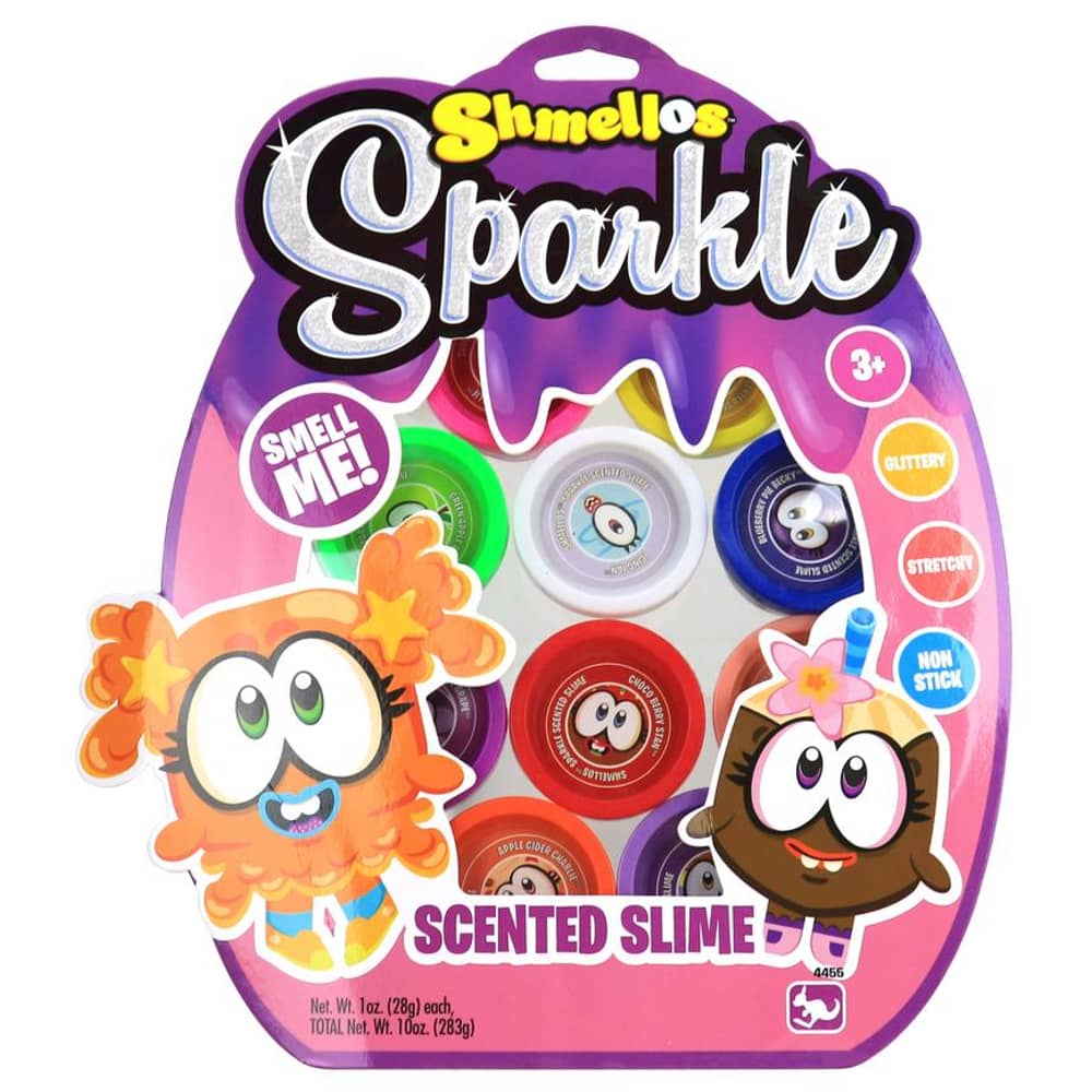 Shmellos Sparkle Scented Slime 10X1Oz