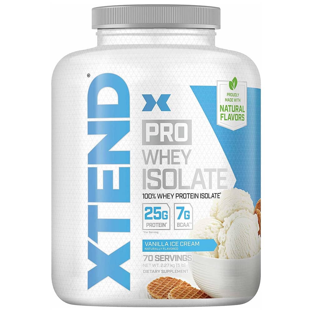 Scivation Xtend Pro Whey Isolate Vanilla Ice Cream 5Lb Scivation Xtend Pro Whey Isolate Vanilla Ice Cream 5Lb