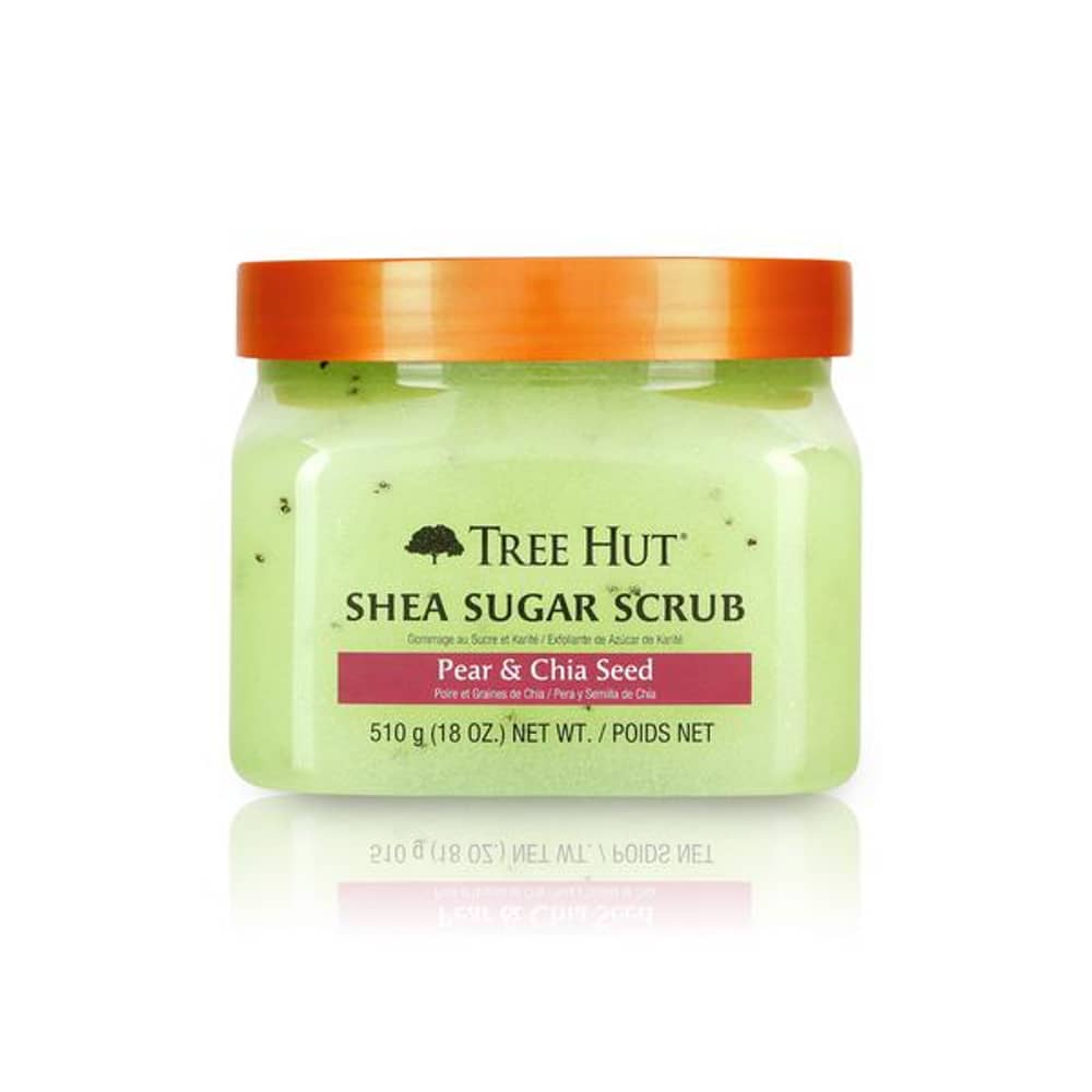 Tree Hut Shea Sugar Scrub Pear & Chia Seed, 18oz