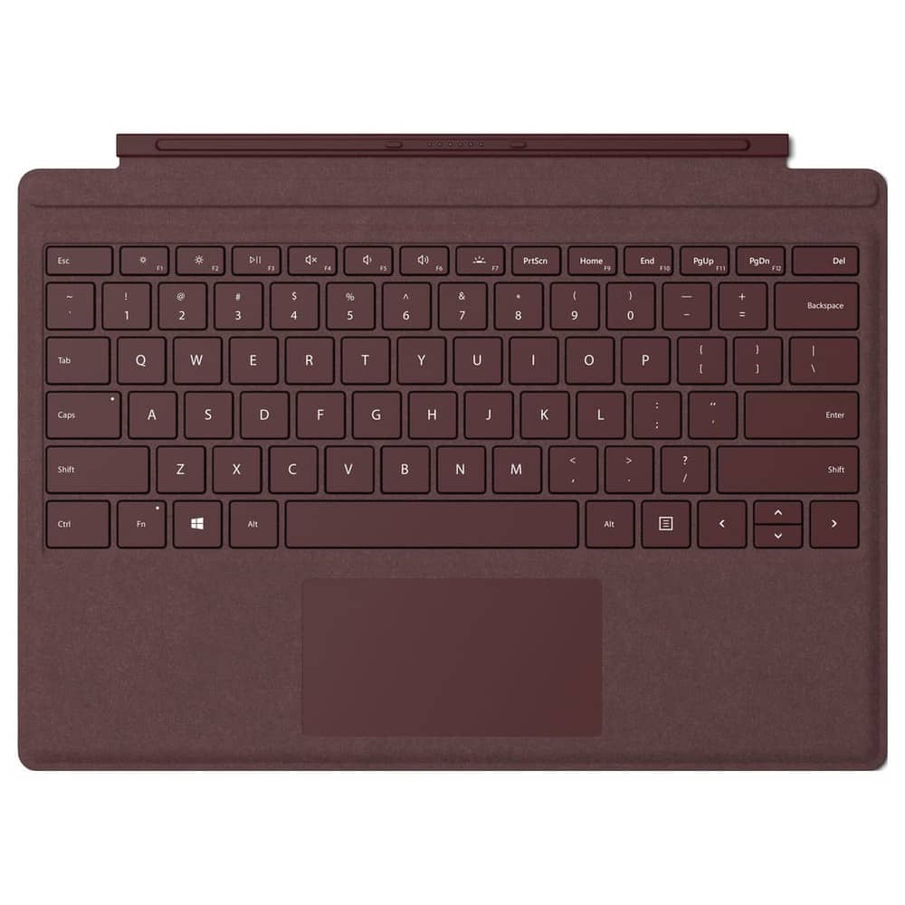 Microsoft Surface Pro Signature Type Cover Keyboard Burgundy FFP00054 Microsoft Surface Pro Signature Type Cover Keyboard Burgundy FFP00054