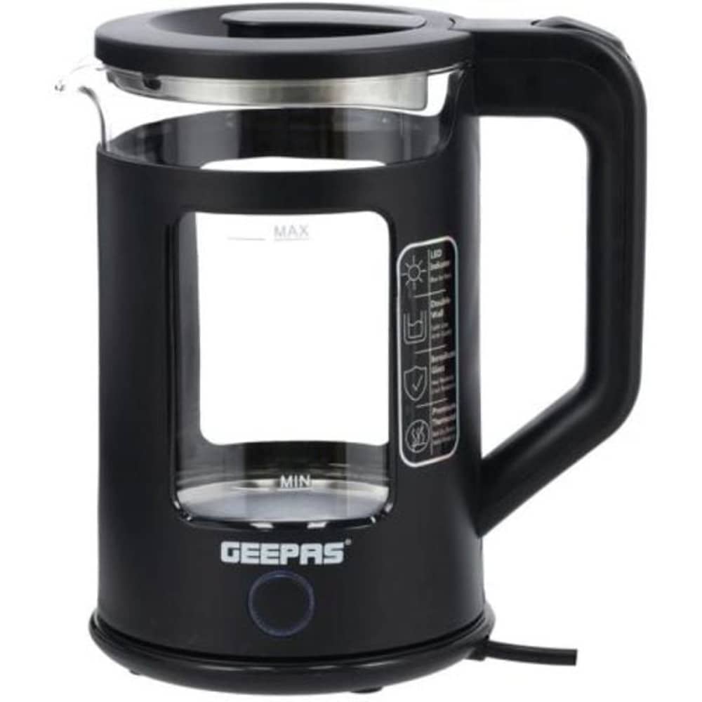 Geepas Glass Kettle GK38049 Geepas Glass Kettle GK38049