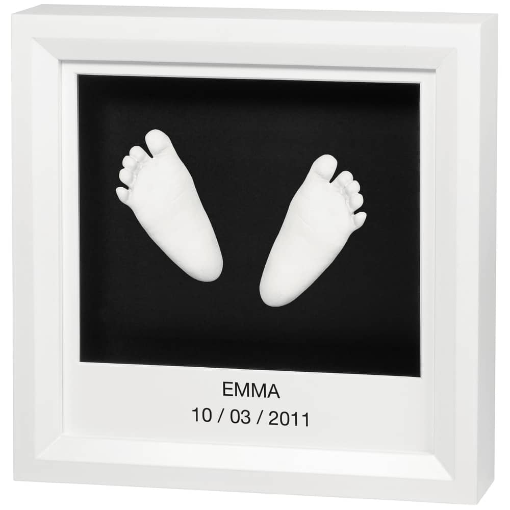 Baby Art Window Sculpture Frame White