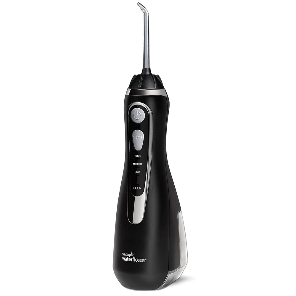 Waterpik Cordless Water Flosser Rechargeable Portable Oral Irrigator For Travel & Home - Cordless Advanced, Wp-562 Black