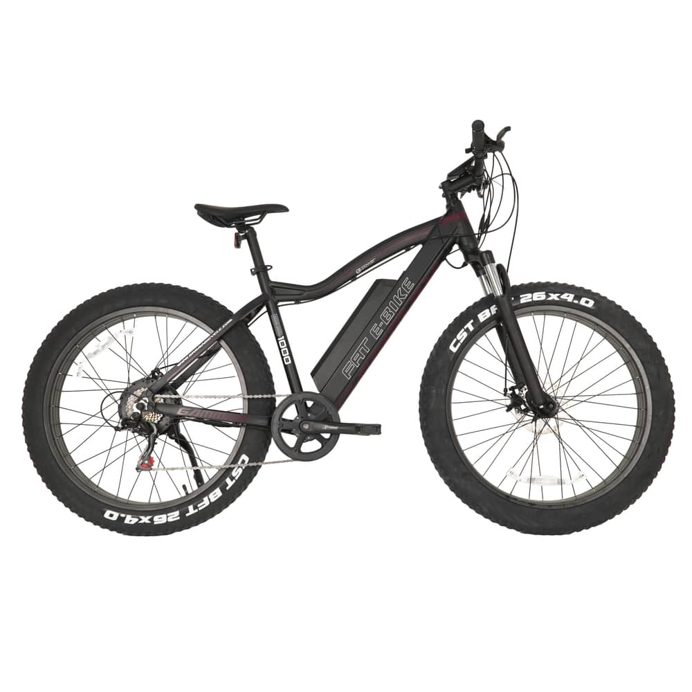 Gammax E Mountain Fat Bike 26 Inch, Black Gammax E Mountain Fat Bike 26 Inch, Black