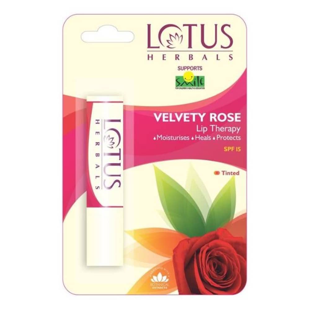 Lotus Herbals Lip Therapy Velvety Rose 4gm Lotus Herbals Lip Therapy Velvety Rose 4gm