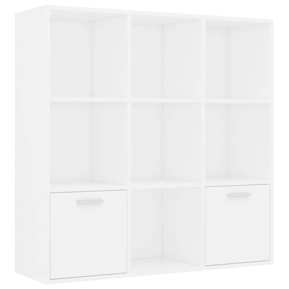 Vidaxl Book Cabinet White 98x30x98 Cm Engineered Wood Vidaxl Book Cabinet White 98x30x98 Cm Engineered Wood