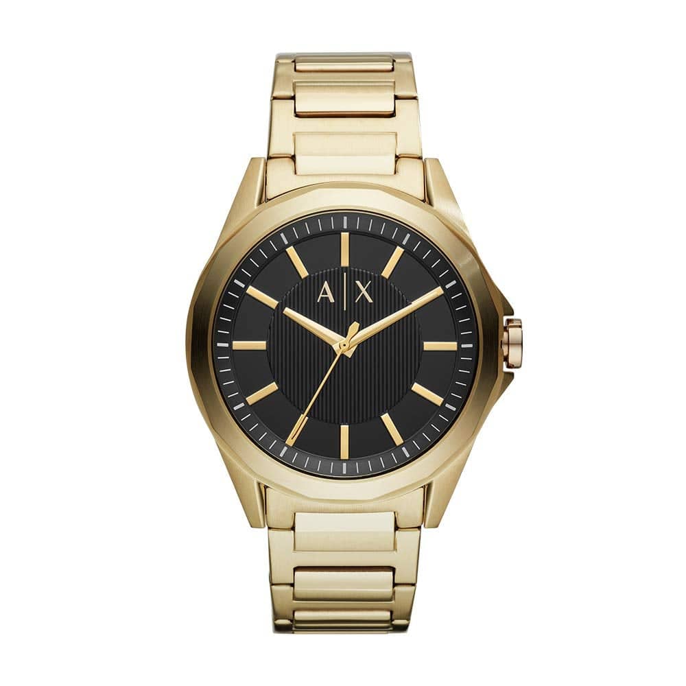 Armani Exchange Drexler Gold Stainless Steel Men Watch AX2619