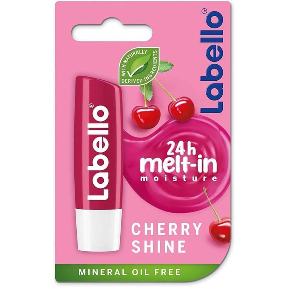 Labello Cherry Shine Lip Balm Pink Labello Cherry Shine Lip Balm Pink
