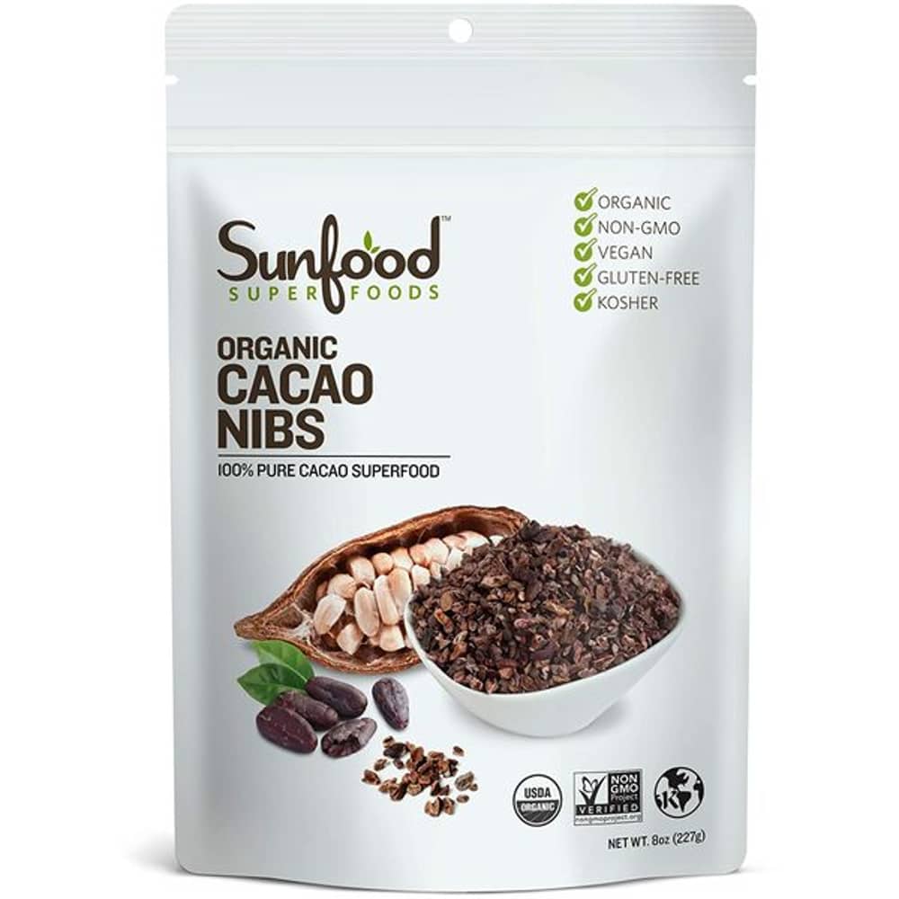 Sunfood Organic Cacao Nibs 227g Sunfood Organic Cacao Nibs 227g