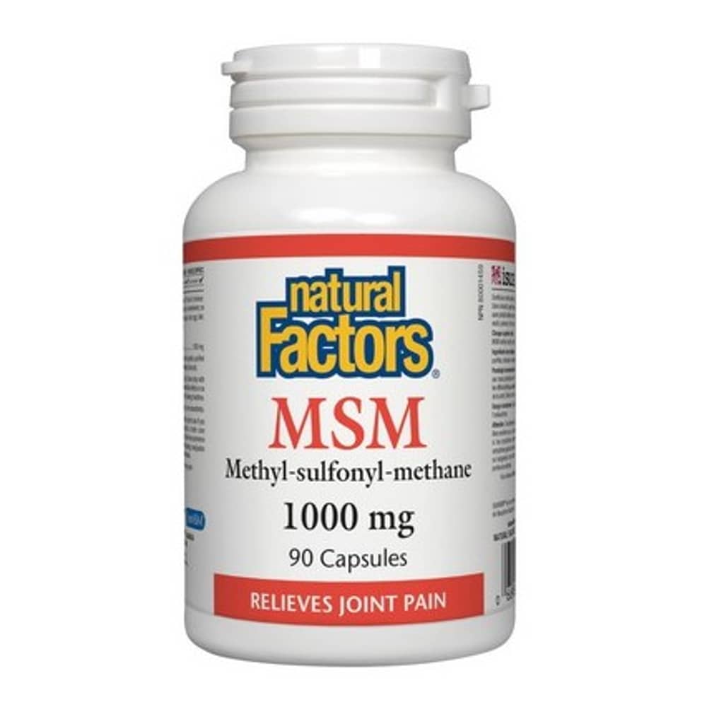 Natural Factors MSM 1000mg 90 Capsules