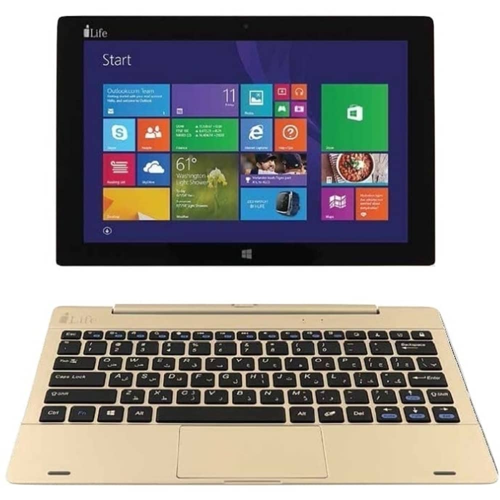 ILife Zed Book Convertible Touch Laptop - Laptop Atom 1.8GHz 2GB 32GB Shared Win10 10.1inch HD Gold ILife Zed Book Convertible Touch Laptop - Laptop Atom 1.8GHz 2GB 32GB Shared Win10 10.1inch HD Gold