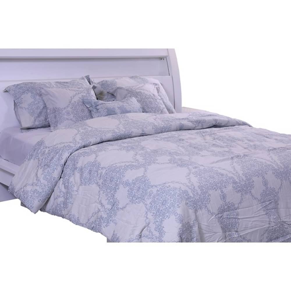 Pan Emirates 6pcs Chiyelle Jacquard Comforter Set 240x260cm Blue