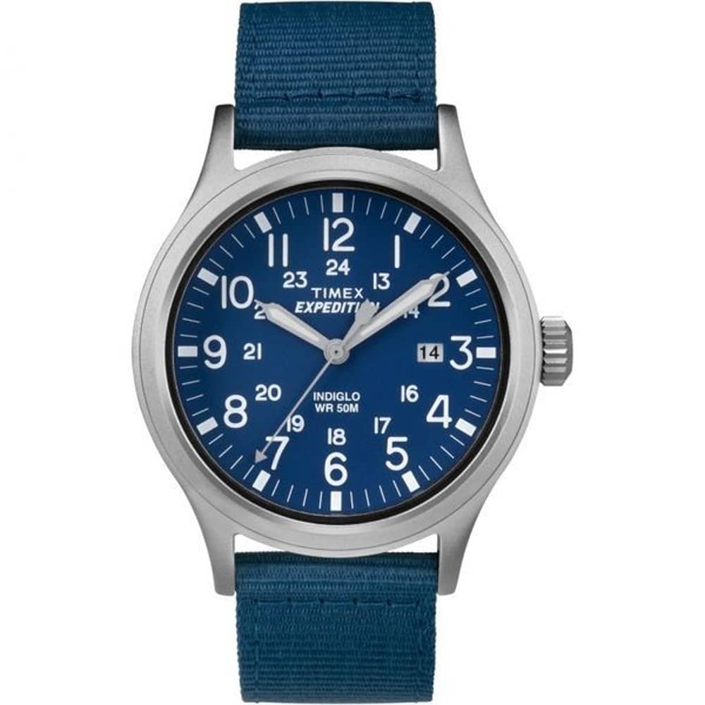 TIMEX Expedition Scout Blue Fabric Analog Men Watch TW4B07000
