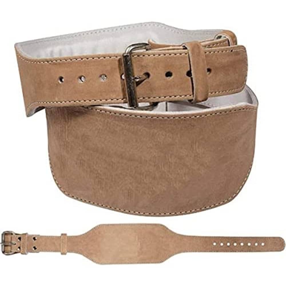 ULTIMAX Leather Weightlifting Belt Gym Belt for Men and Women Powerlifting, Olympic Lifting & Exercise Belt, Heavy Duty Weight Lifting Fitness Belt-(6 Large)