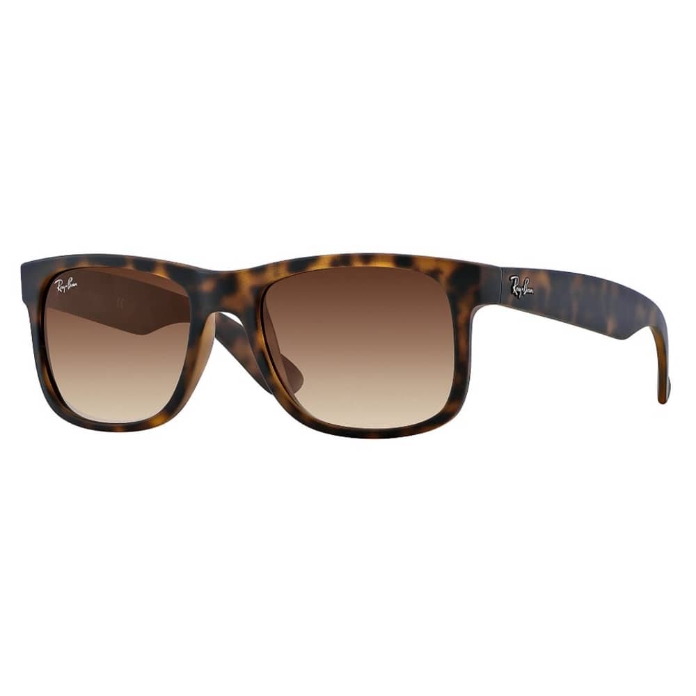 RayBan Justin Classic Squared Series Tortoise Unisex Sunglasses RayBan Justin Classic Squared Series Tortoise Unisex Sunglasses