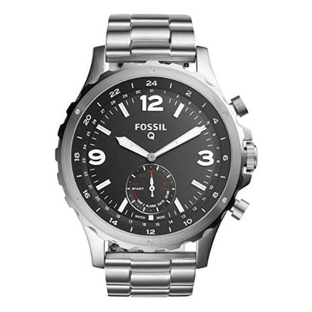 Fossil FTW1123 Q Nate Stainless Steel Hybrid Smart Watch Men