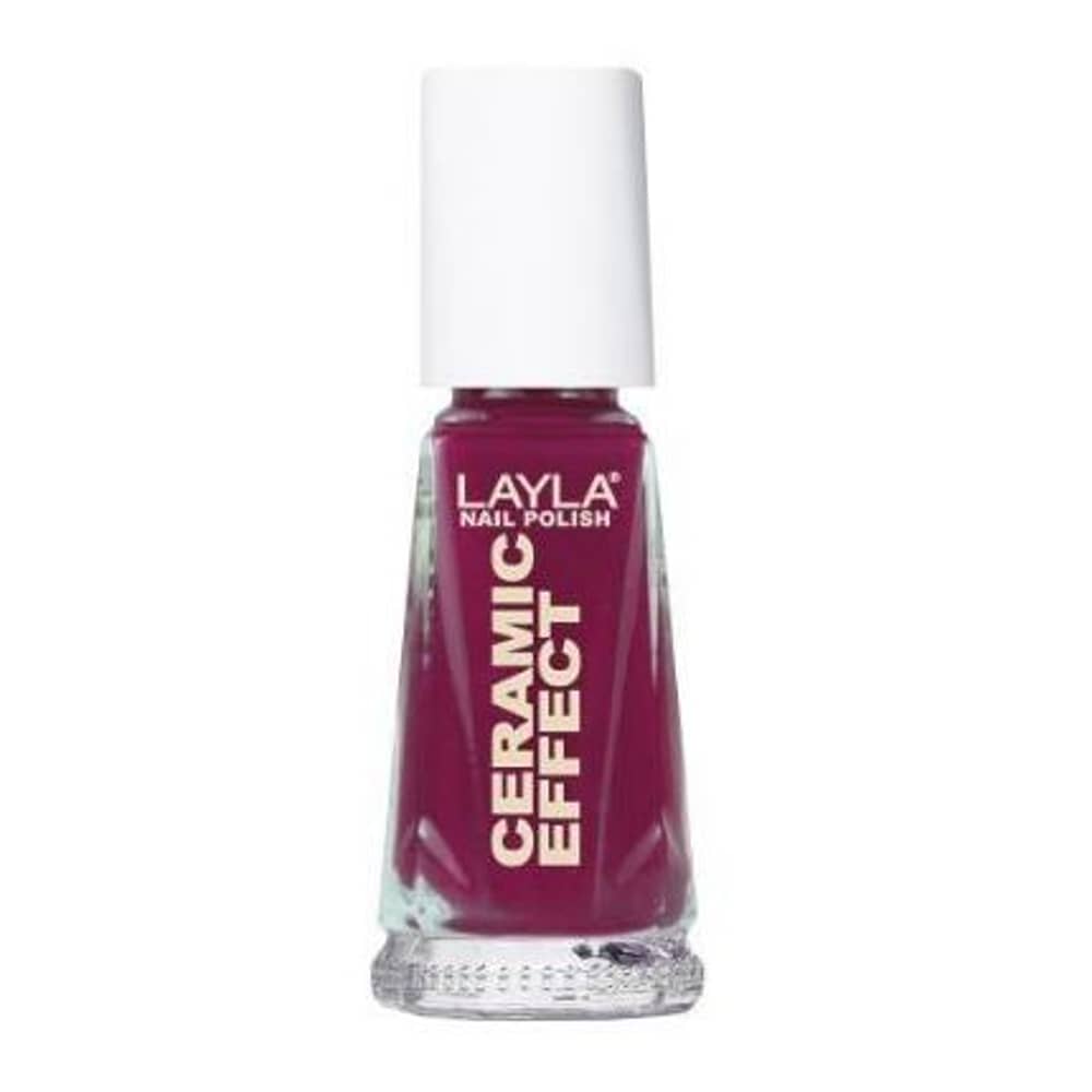 Layla Ceramic Effect Nail Polish Wine Desire 023