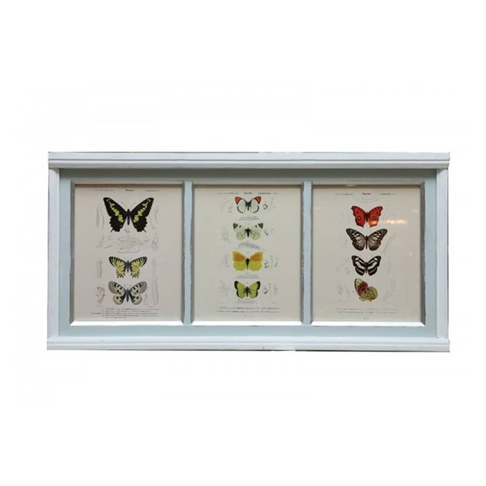 Deco Picture Frame 33X69X4 cm Plum Green