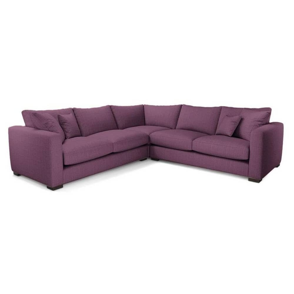 Galaxy Design Dillon 5 Seater Corner Sofa Purple