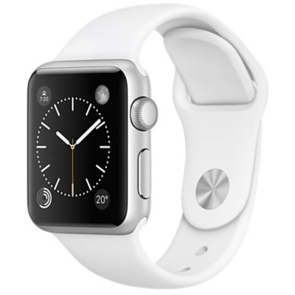 Apple Watch Series 2 - 38mm Silver Aluminium Case with White Sport Band