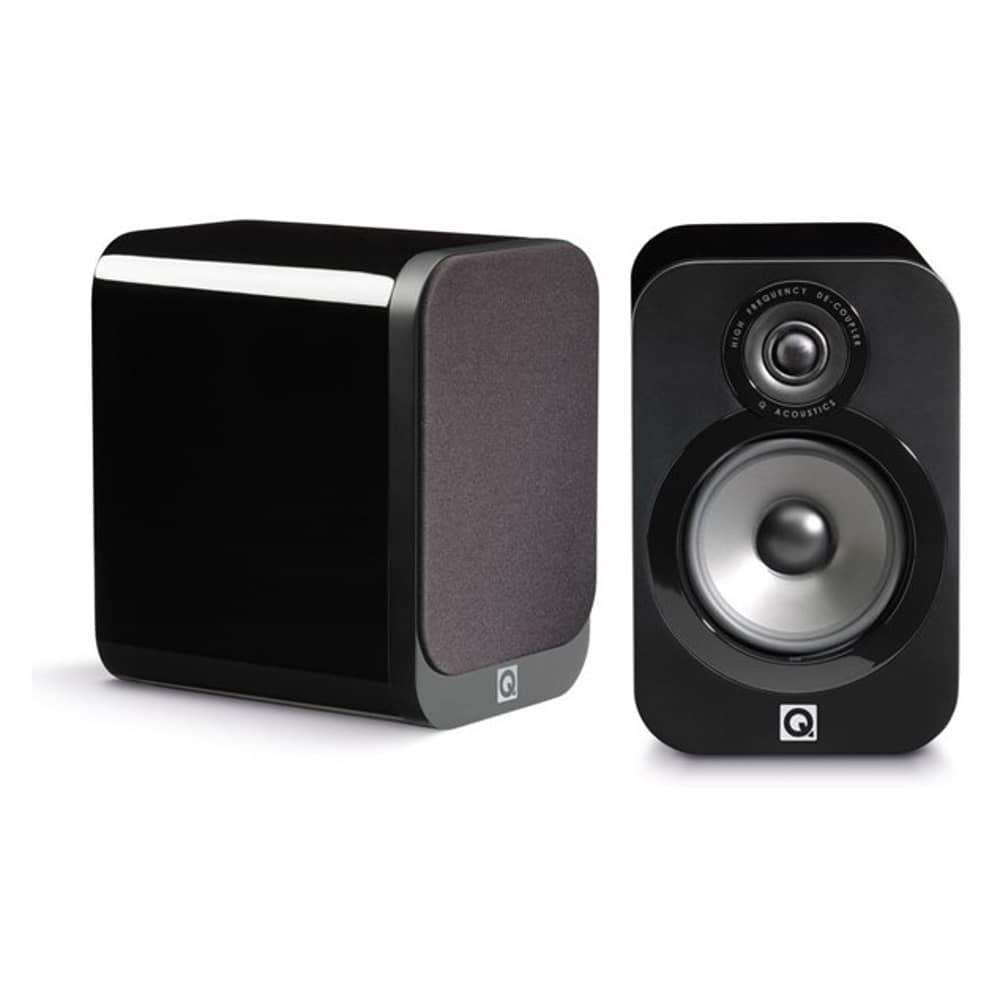 Q Acoustics Q3020 Speaker Black Lacquer Pair