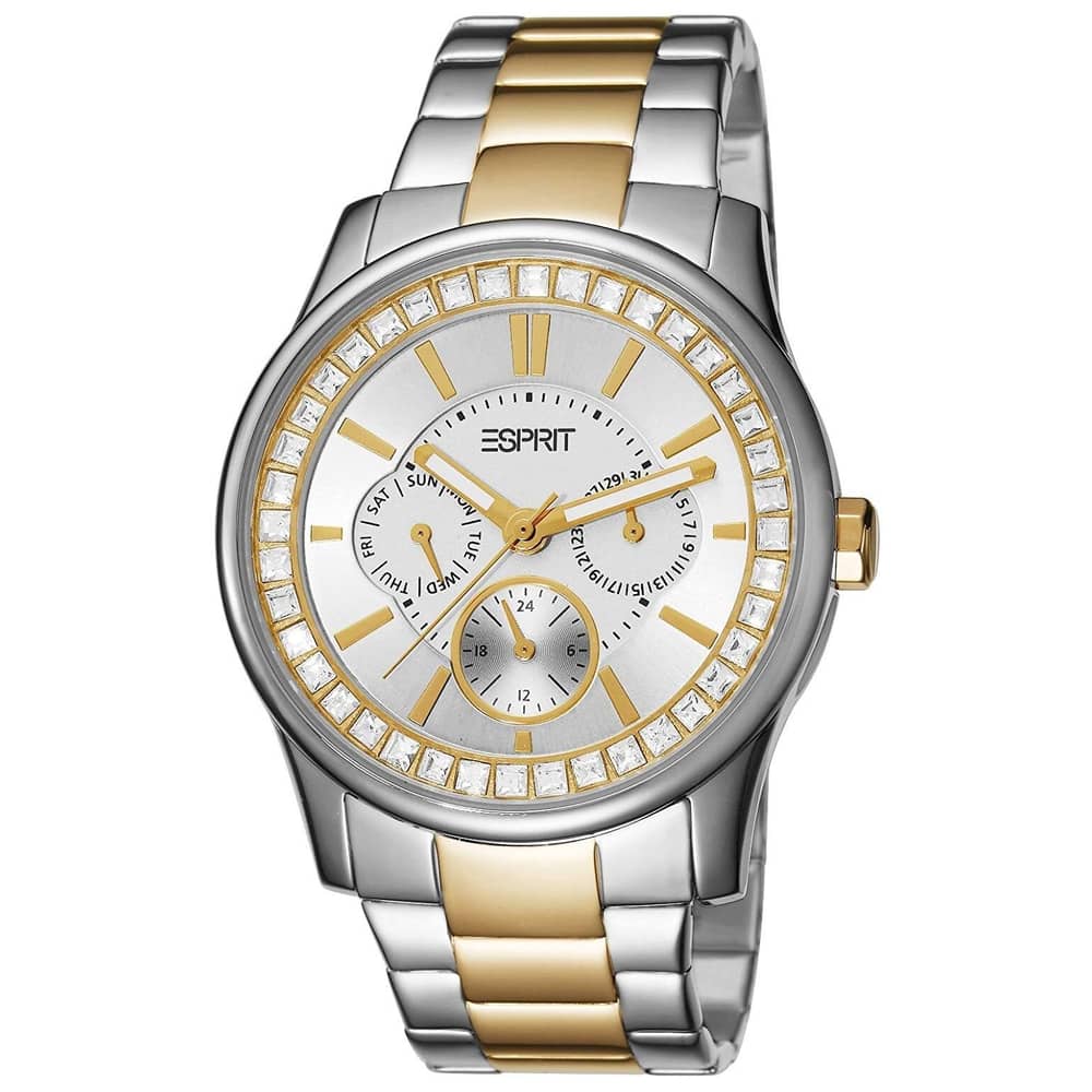 Esprit ES105442002 Analog White Dial Metal Watch For Women