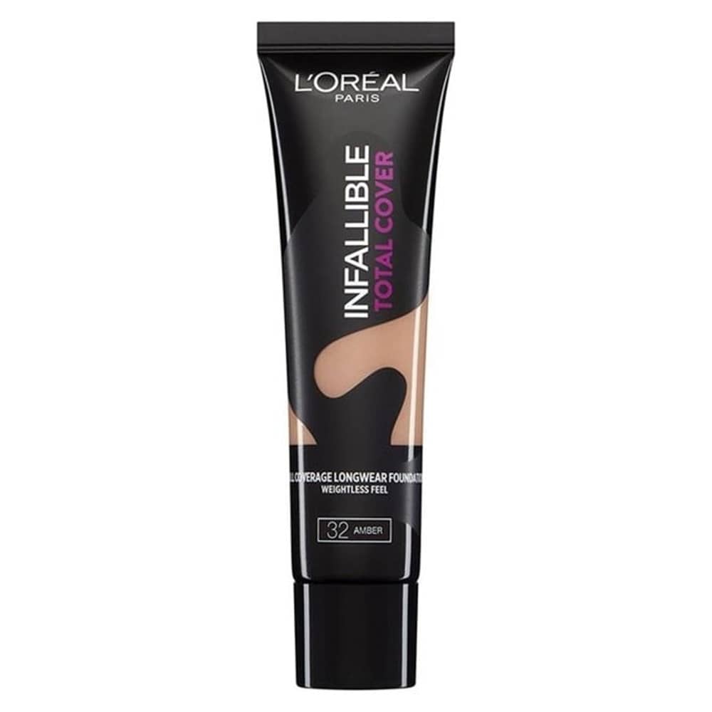 L'Oreal Paris Infallible Total Cover Foundation 32 Amber L'Oreal Paris Infallible Total Cover Foundation 32 Amber