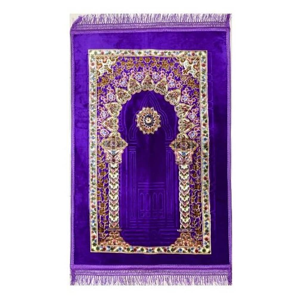 Prayer Mat Purple Color 80cm X 120cm
