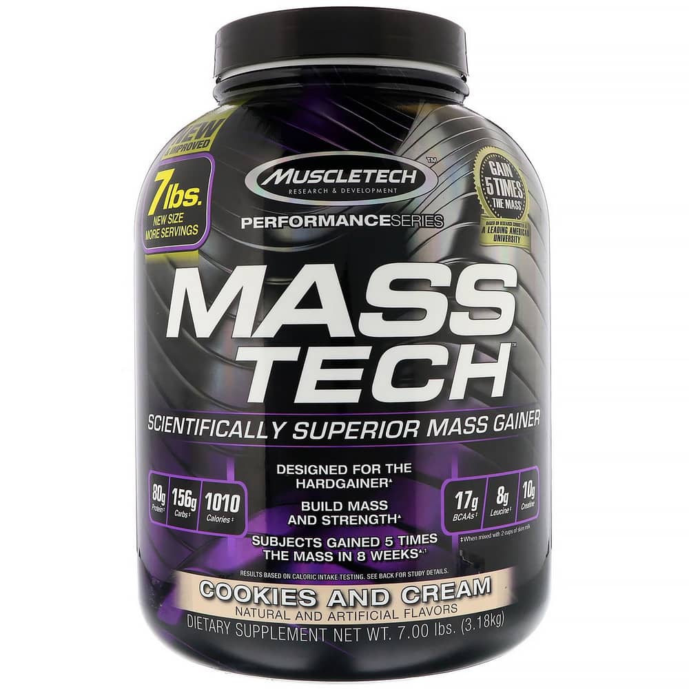 MuscleTech Mass Tech Cookies & Cream 7LB MuscleTech Mass Tech Cookies & Cream 7LB