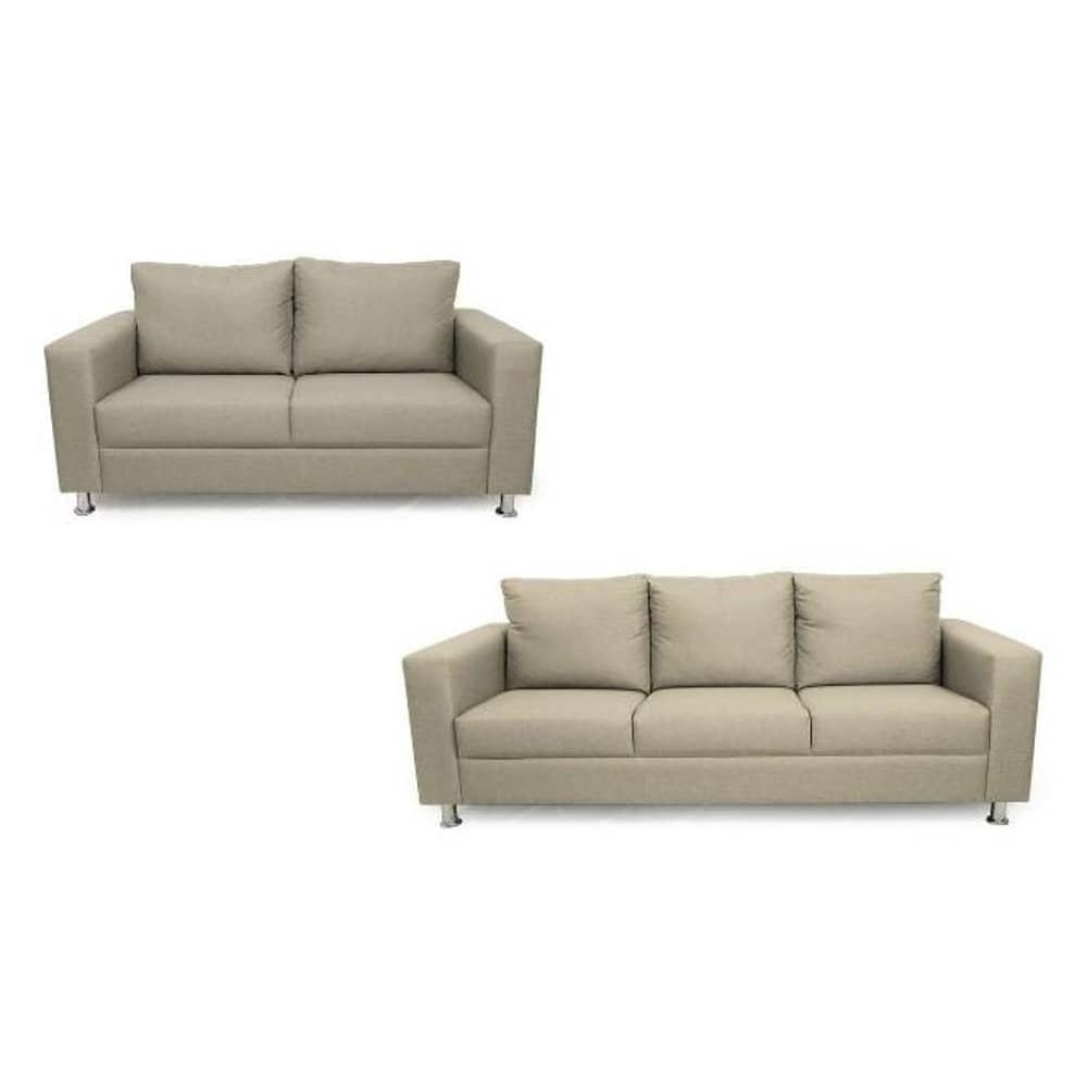 Silentnight Shanghai Sofas 5 - Seater ( 3+2 ) in Beige Color