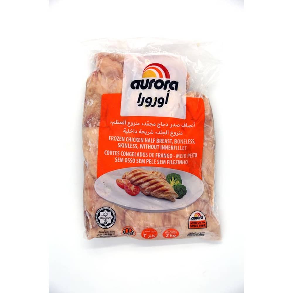 Aurora Chicken Breast B/L S/L Without Innerfillet 2kg Aurora Chicken Breast B/L S/L Without Innerfillet 2kg