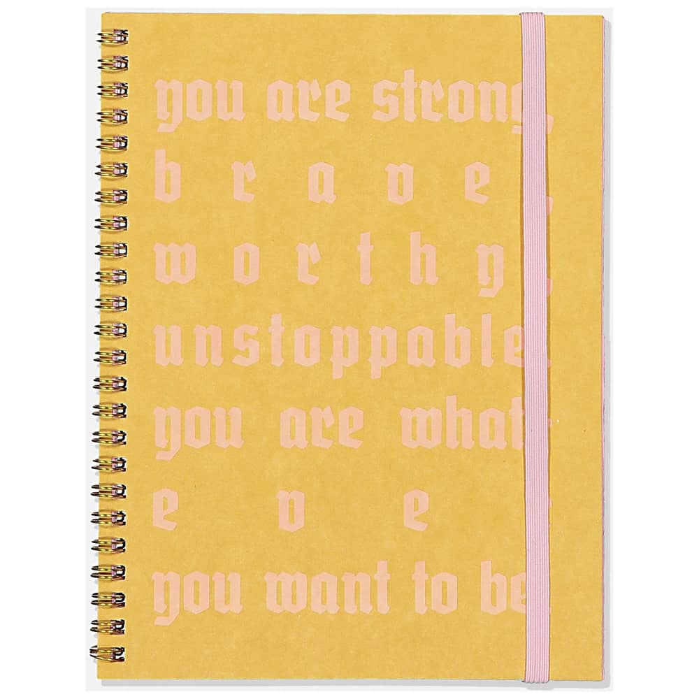 TYPO A5 Spinout Notebook Recycled-You Are Strong TYPO A5 Spinout Notebook Recycled-You Are Strong
