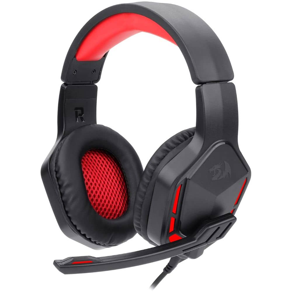 Reddragon H220 Themis Wired Over Ear Gaming Headset Black/Red