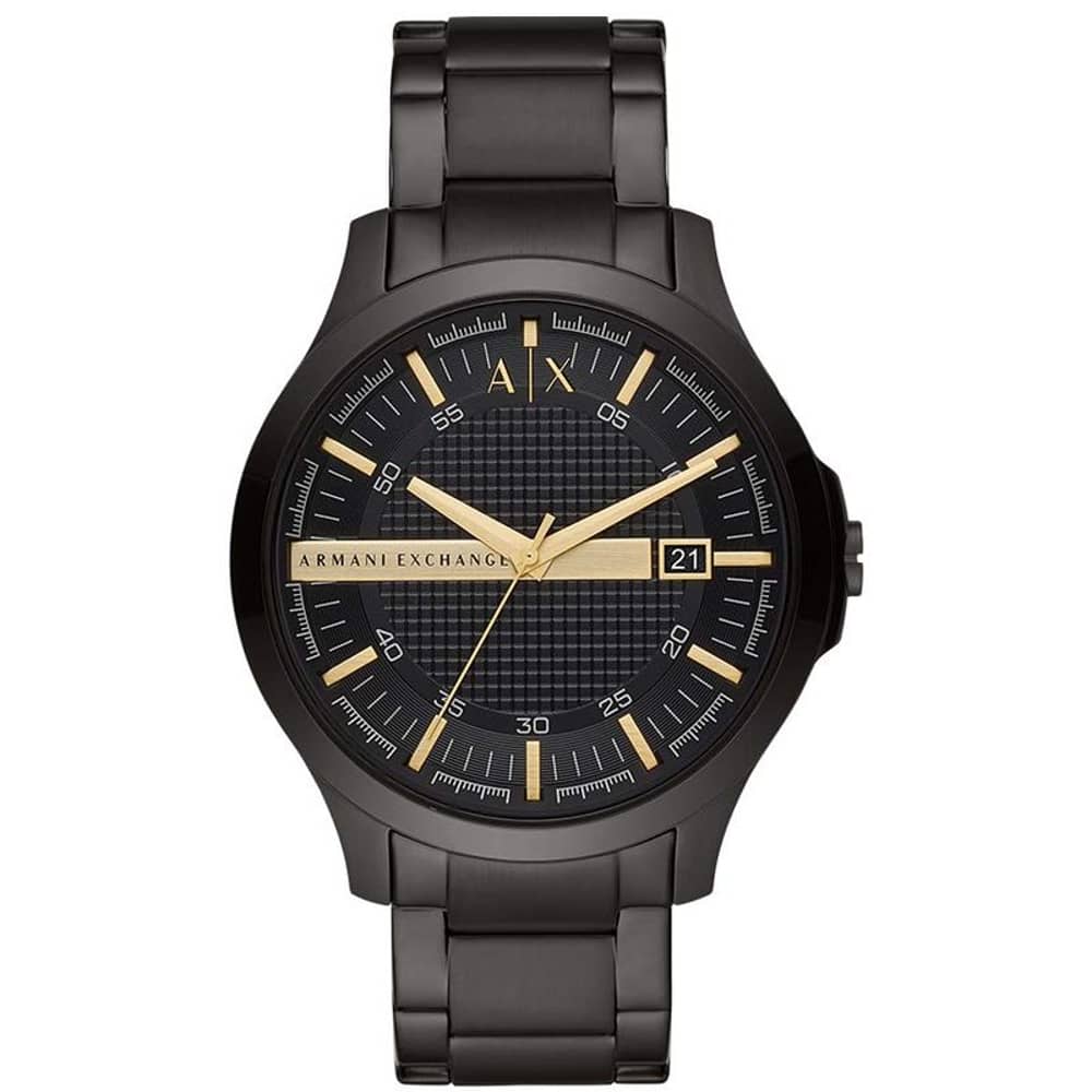 Armani Exchange Hampton Black Stainless Steel Analog Men Watch AX2413