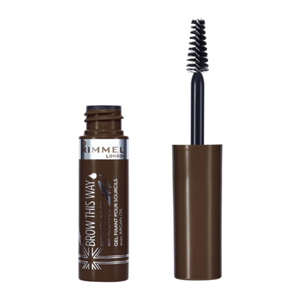 Rimmel London 8003 Brow This Way Eyebrow gel with Argan Oil Dark Brown Rimmel London 8003 Brow This Way Eyebrow gel with Argan Oil Dark Brown
